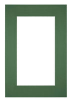 Passe Partout 62x93cm Carton Green Forest Edge 6cm Straight Front | Yourdecoration.com