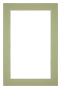 Passe Partout 62x93cm Carton Mint Green Edge 4cm Straight Front | Yourdecoration.com