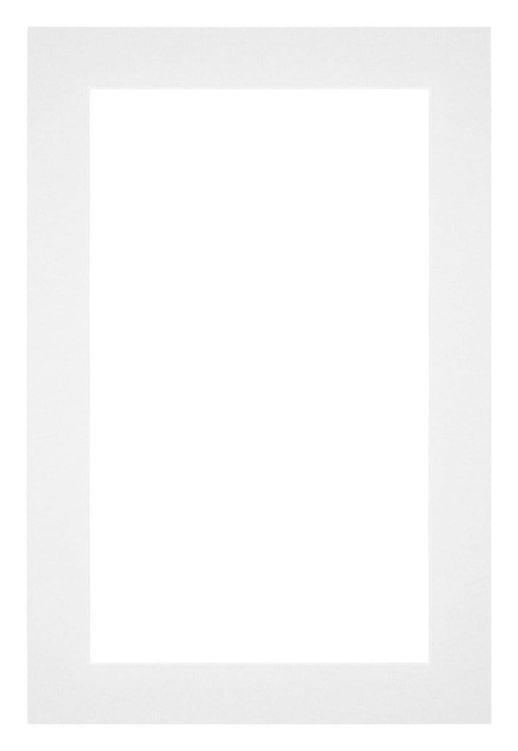 Passe Partout 62x93cm Carton White Edge 4cm Straight Front | Yourdecoration.com