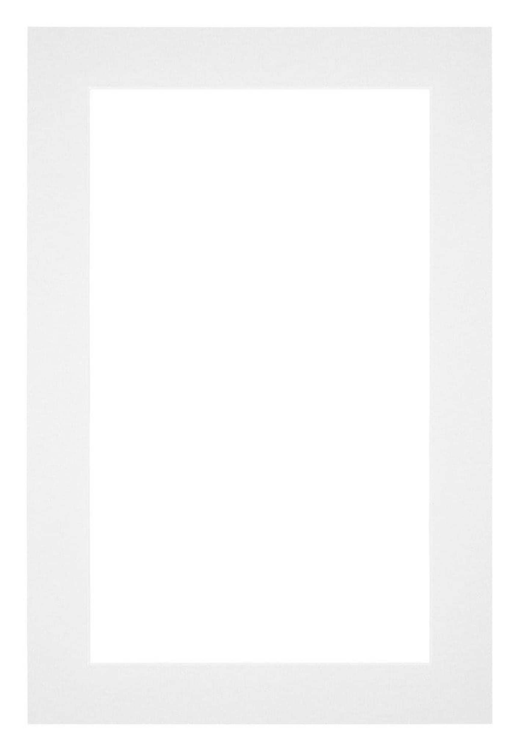 Passe Partout 62x93cm Carton White Edge 4cm Straight Front | Yourdecoration.com