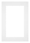 Passe Partout 62x93cm Carton White Edge 5cm Straight Front | Yourdecoration.com