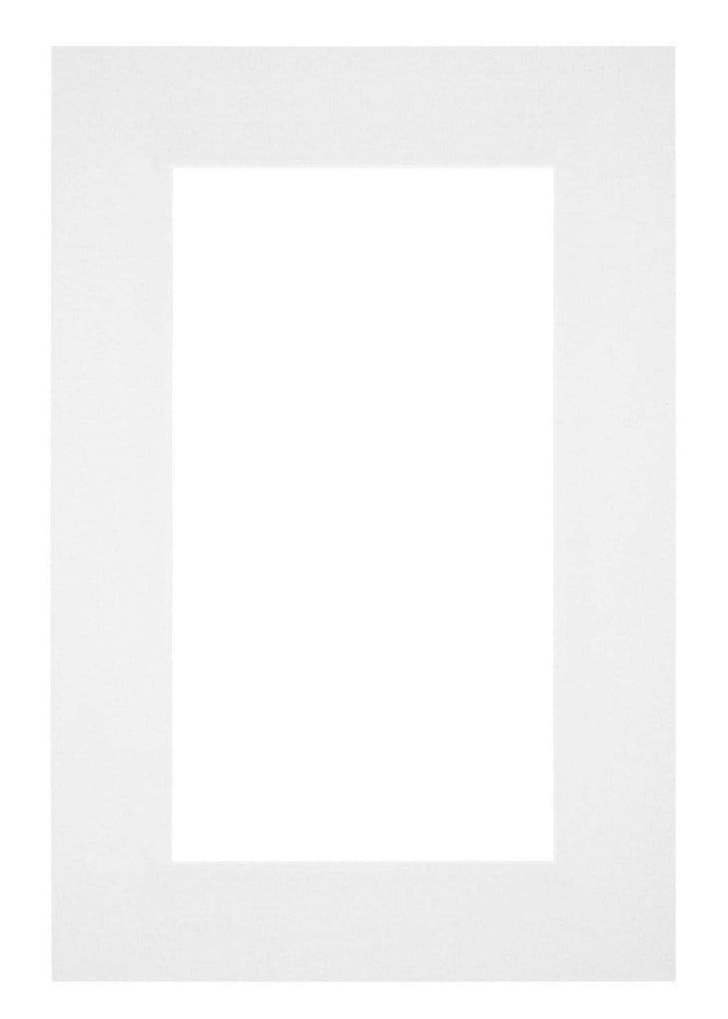 Passe Partout 62x93cm Carton White Edge 6cm Straight Front | Yourdecoration.com