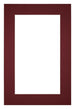 Passe Partout 62x93cm Carton Wine Red Edge 5cm Straight Front | Yourdecoration.com