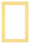 Passe Partout 62x93cm Carton Yellow Edge 4cm Straight Front | Yourdecoration.com