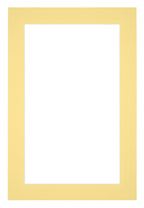 Passe Partout 62x93cm Carton Yellow Edge 4cm Straight Front | Yourdecoration.com
