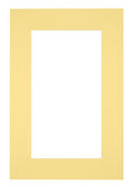 Passe Partout 62x93cm Carton Yellow Edge 6cm Straight Front | Yourdecoration.com