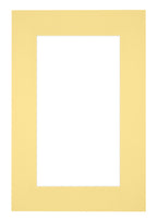 Passe Partout 62x93cm Carton Yellow Edge 6cm Straight Front | Yourdecoration.com