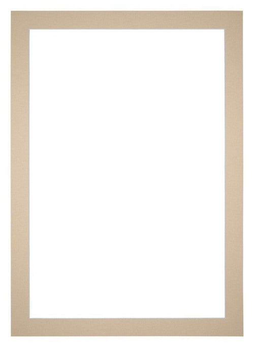 Passe Partout 70x100cm Carton Beige Edge 4cm Straight Front | Yourdecoration.com