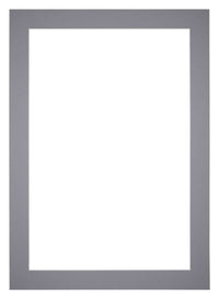 Passe Partout 70x100cm Carton Gray Edge 5cm Straight Front | Yourdecoration.com