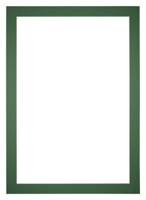Passe Partout 70x100cm Carton Green Forest Edge 4cm Straight Front | Yourdecoration.com