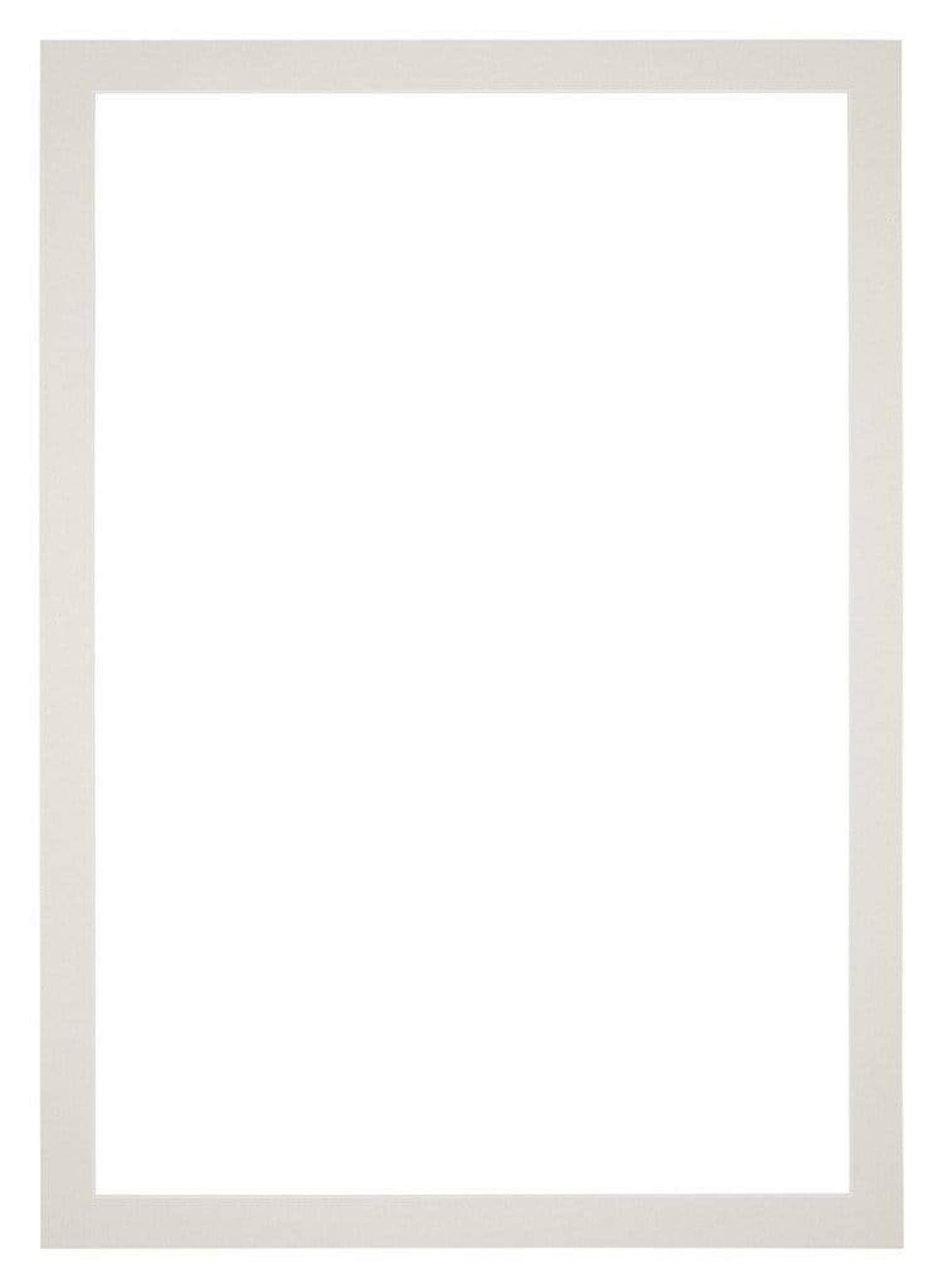 Passe Partout 70x100cm Carton Light Gray Edge 3cm Straight Front | Yourdecoration.com