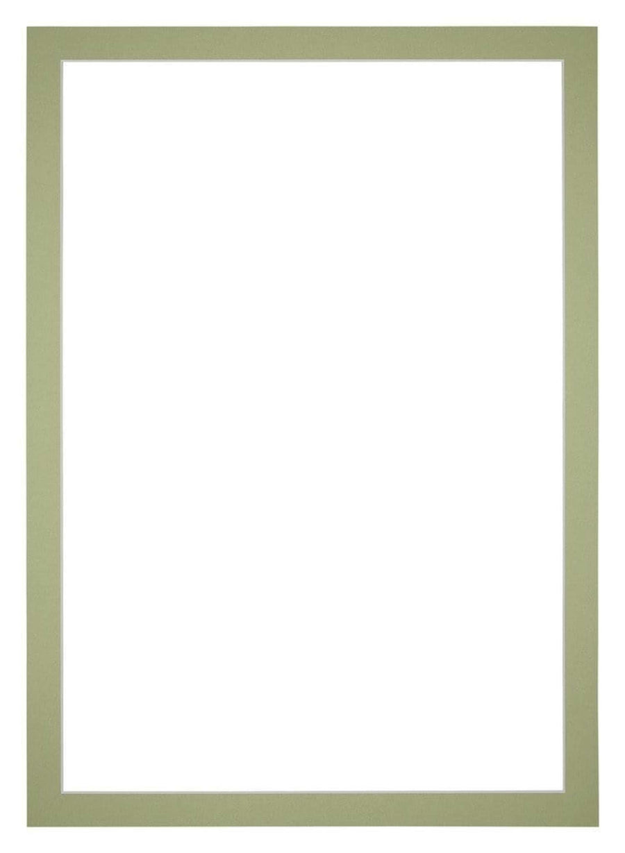 Passe Partout 70x100cm Carton Mint Green Edge 3cm Straight Front | Yourdecoration.com