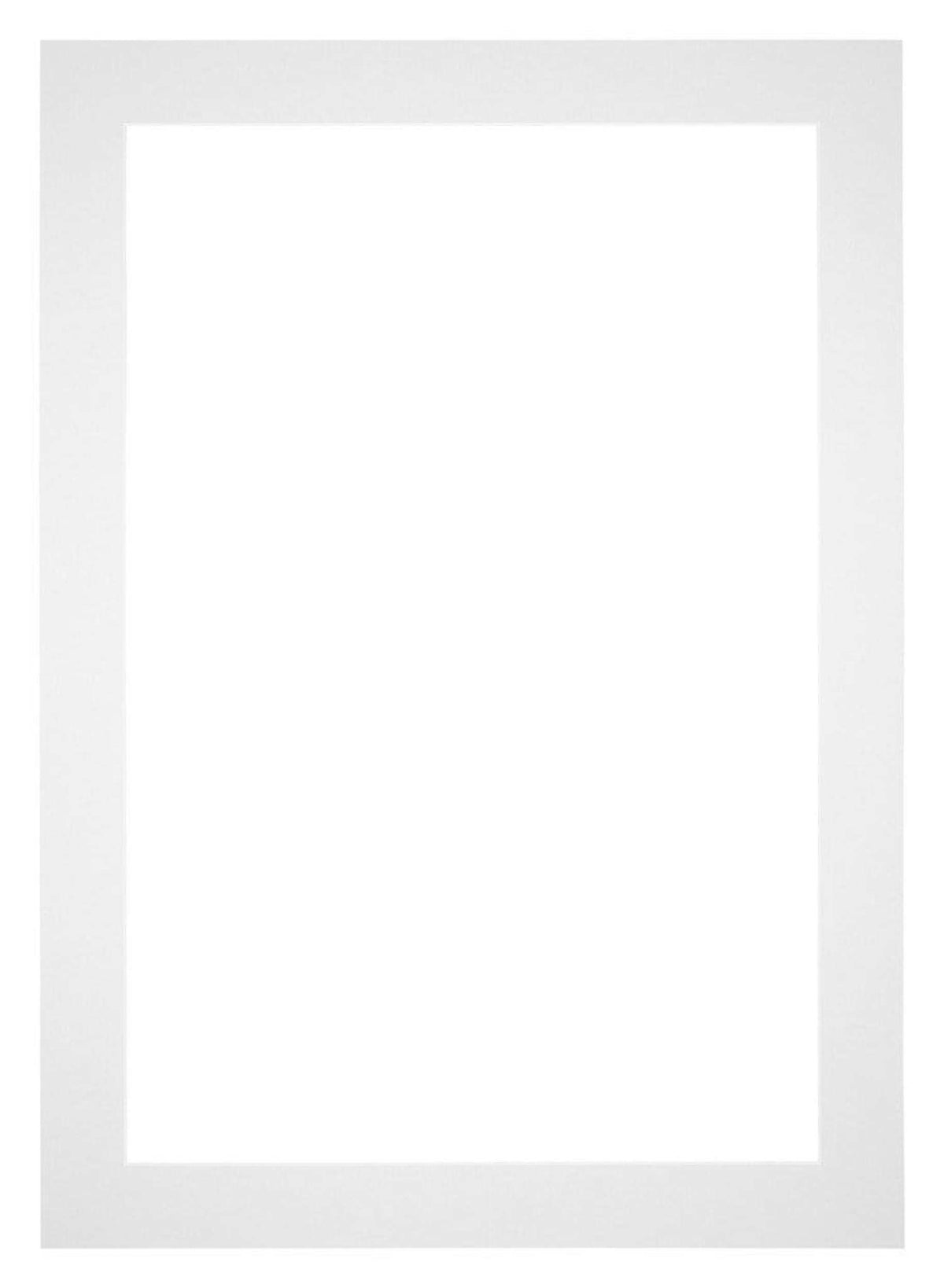 Passe Partout 70x100cm Carton White Edge 5cm Straight Front | Yourdecoration.com