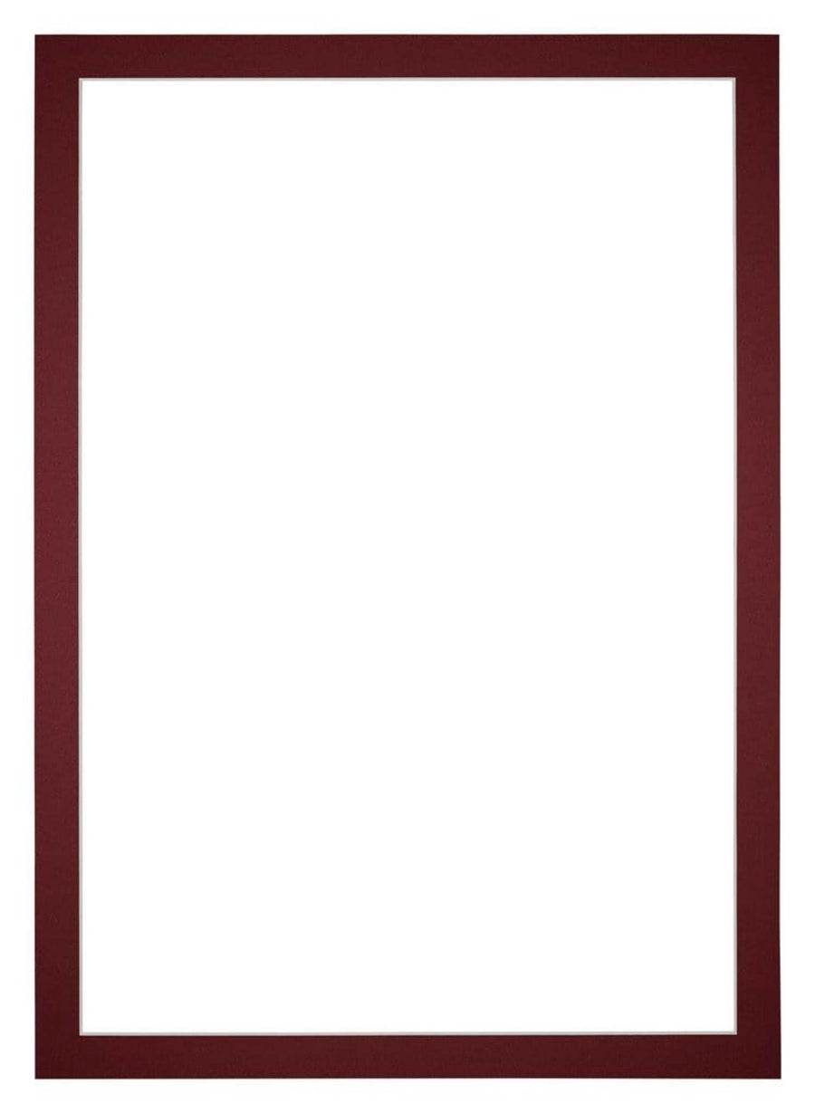 Passe Partout 70x100cm Carton Wine Red Edge 3cm Straight Front | Yourdecoration.com