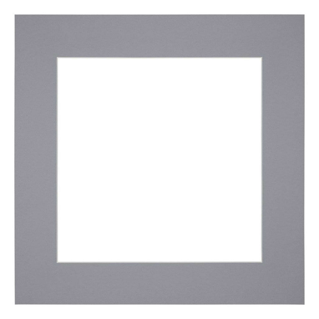 Passe Partout 70x70cm Carton Gray Edge 6cm Straight Front | Yourdecoration.com