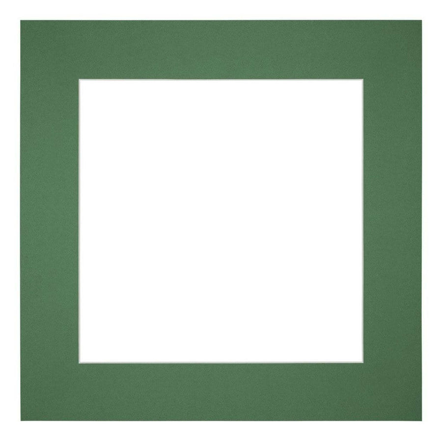 Passe Partout 70x70cm Carton Green Forest Edge 6cm Straight Front | Yourdecoration.com