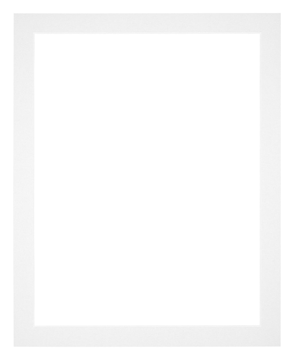 Passe Partout 70x90cm Carton White Edge 3cm Straight Front | Yourdecoration.com
