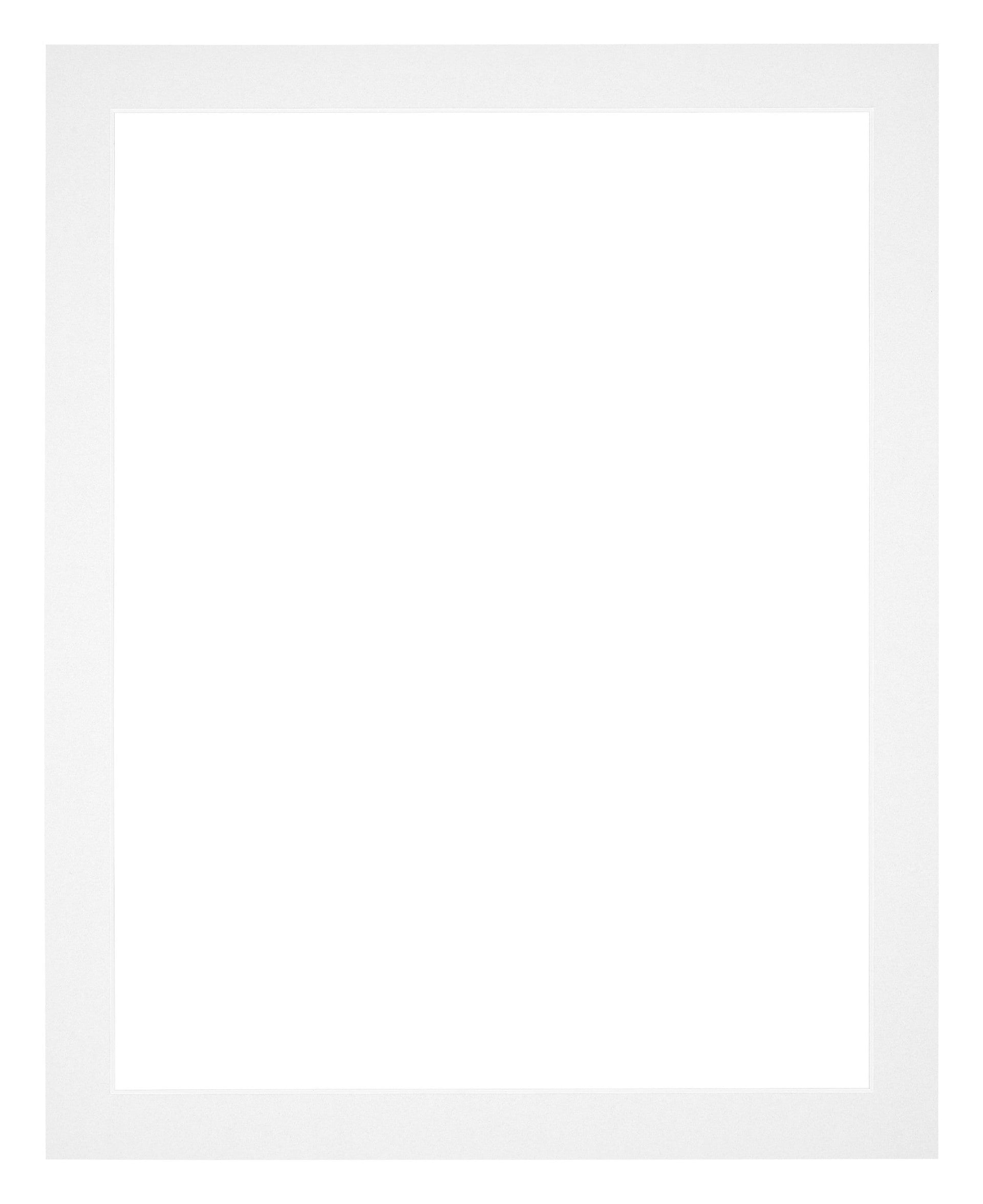 Passe Partout 70x90cm Carton White Edge 3cm Straight Front | Yourdecoration.com