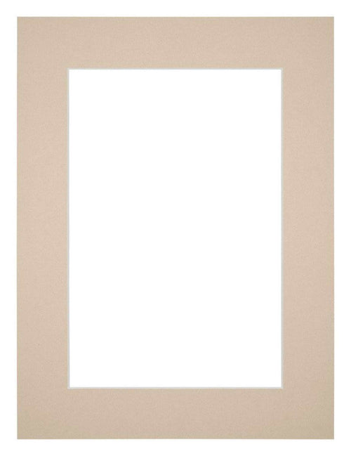 Passe Partout 75x100cm Carton Beige Edge 5cm Straight Front | Yourdecoration.com