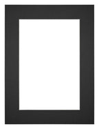 Passe Partout 75x100cm Carton Black Edge 5cm Straight Front | Yourdecoration.com