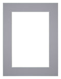 Passe Partout 75x100cm Carton Gray Edge 5cm Straight Front | Yourdecoration.com