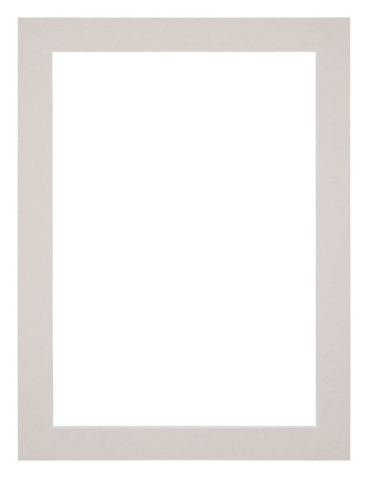 Passe Partout 75x100cm Carton Gray Gray Edge 3cm Straight Front | Yourdecoration.com