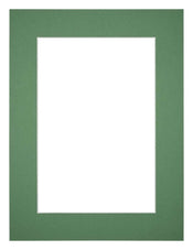 Passe Partout 75x100cm Carton Green Forest Edge 5cm Straight Front | Yourdecoration.com