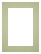 Passe Partout 75x100cm Carton Mint Green Edge 5cm Straight Front | Yourdecoration.com