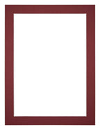 Passe Partout 75x100cm Carton Wine Red Edge 3cm Straight Front | Yourdecoration.com