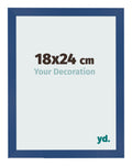 Photo Frame 18x24 cm Dark Blue MDF Bologna Front Size | Yourdecoration.com