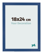 Photo Frame 18x24 cm Dark Blue MDF Bologna Front Size | Yourdecoration.com