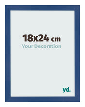 Photo Frame 18x24 cm Dark Blue MDF Bologna Front Size | Yourdecoration.com