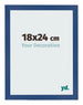 Photo Frame 18x24 cm Dark Blue MDF Bologna Front Size | Yourdecoration.com