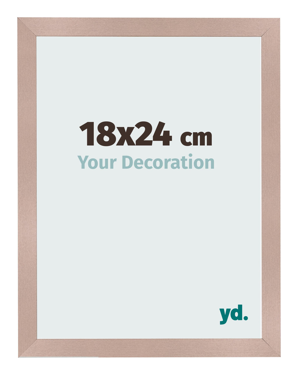 Photo Frame 18x24 cm Dusty Pink MDF Bologna Front Size | Yourdecoration.com