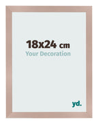 Photo Frame 18x24 cm Dusty Pink MDF Bologna Front Size | Yourdecoration.com