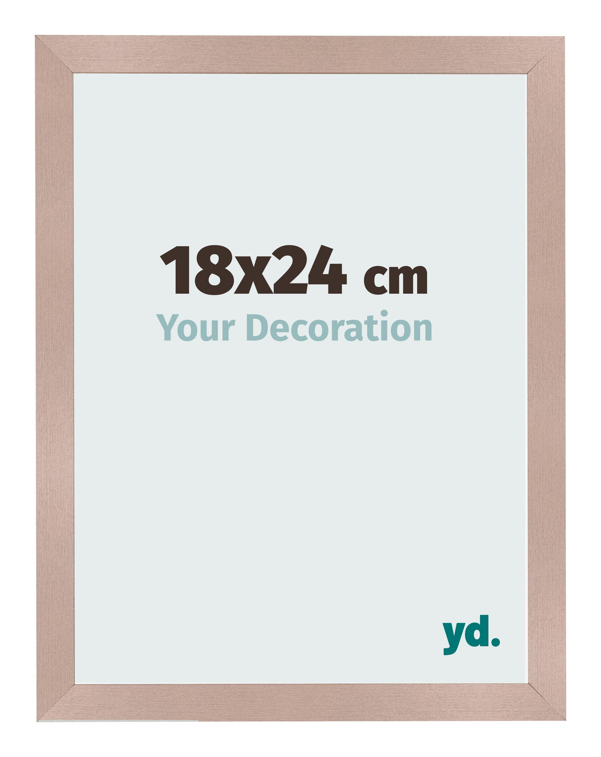 Photo Frame 18x24 cm Dusty Pink MDF Bologna Front Size | Yourdecoration.com