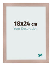 Photo Frame 18x24 cm Dusty Pink MDF Bologna Front Size | Yourdecoration.com