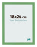 Photo Frame 18x24 cm Green MDF Bologna Front Size | Yourdecoration.com