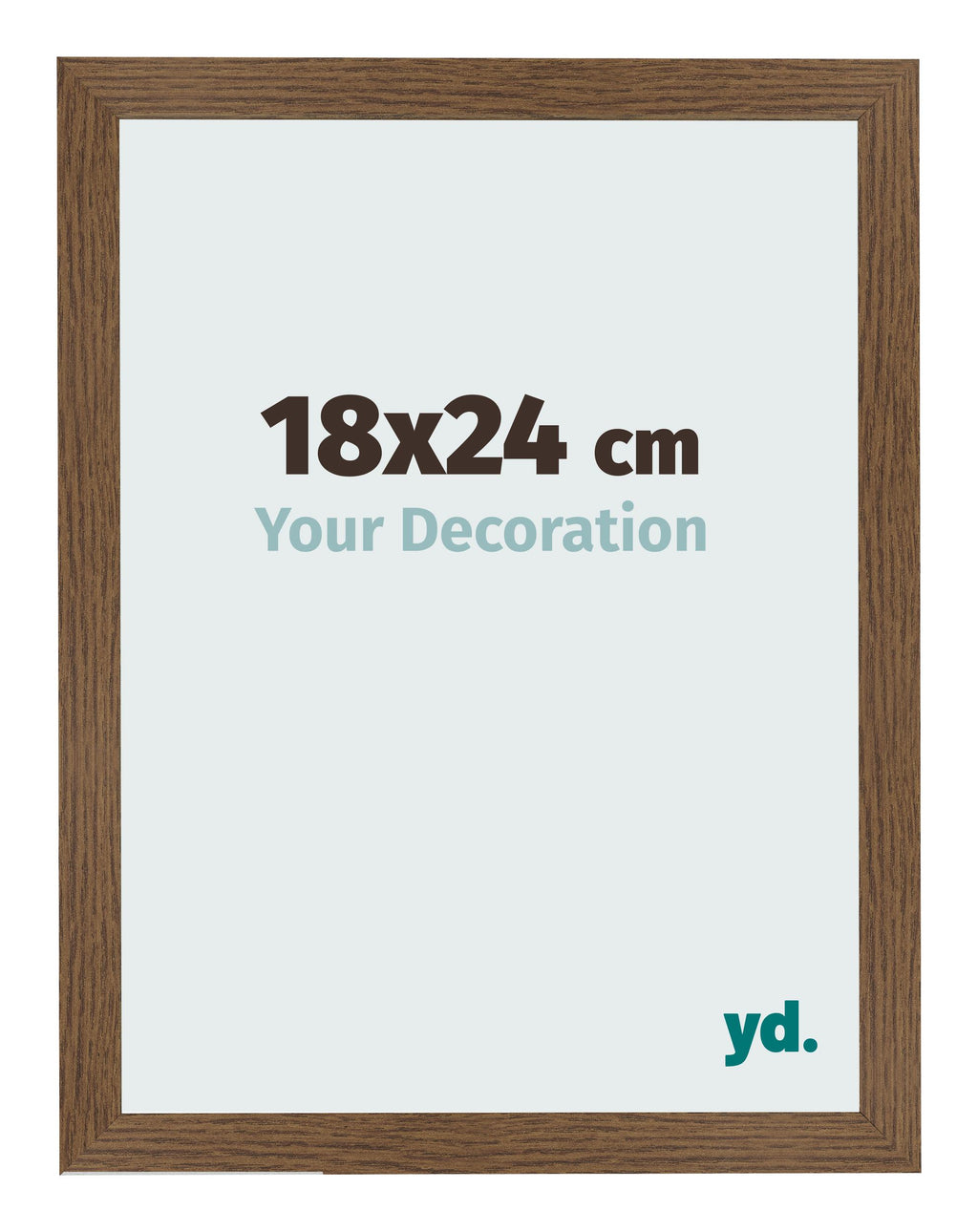 Photo Frame 18x24 cm Oak Rustic MDF Bologna Front Size | Yourdecoration.com
