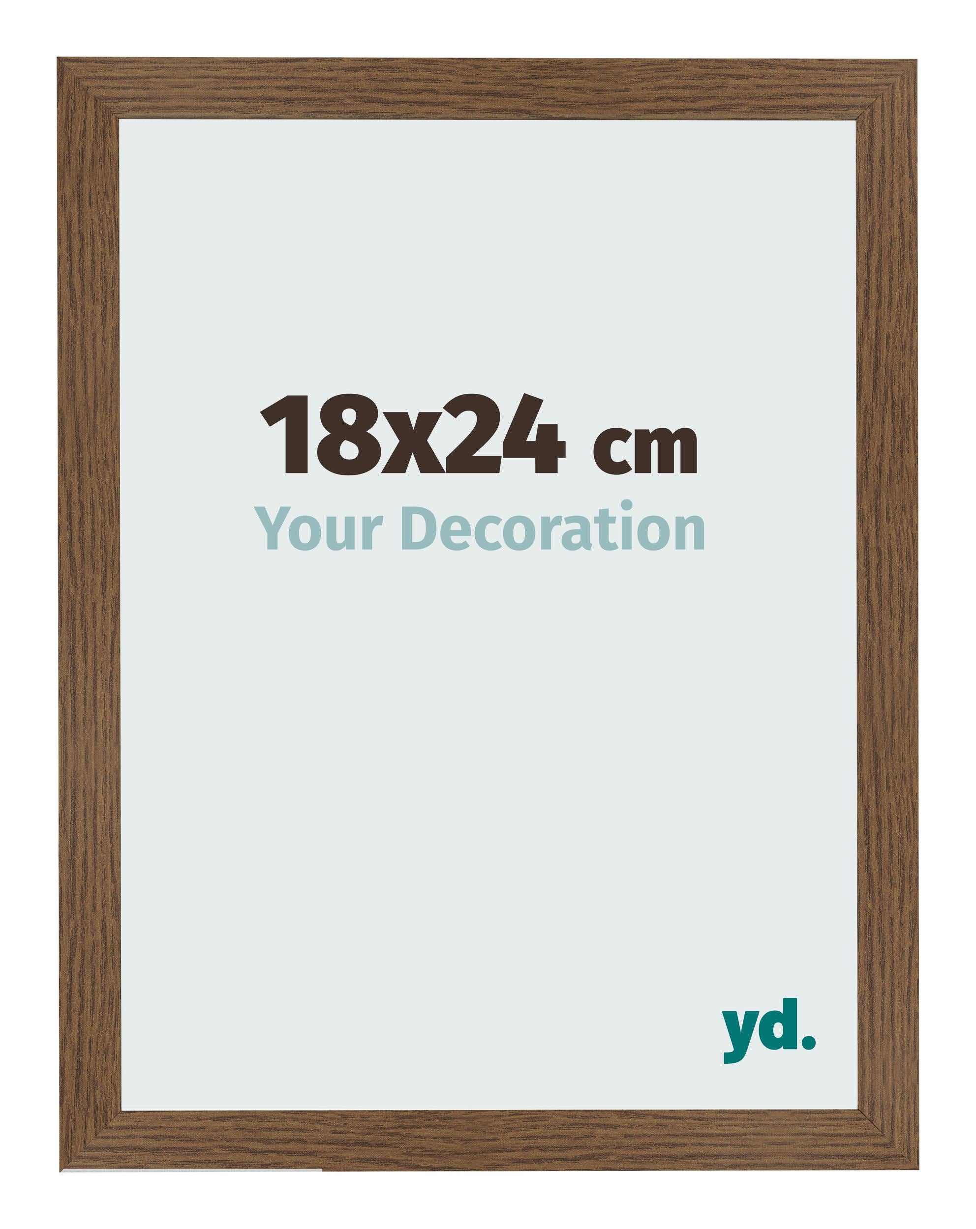 Photo Frame 18x24 cm Oak Rustic MDF Bologna Front Size | Yourdecoration.com
