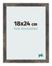 Photo Frame 18x24 cm Oxidized Metal MDF Bologna Front Size | Yourdecoration.com