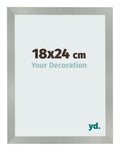 Photo Frame 18x24cm Aluminum Brushed MDF Bologna Front Size | Yourdecoration.com