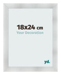 Photo Frame 18x24cm Aluminum Brushed MDF Pisa Front Size | Yourdecoration.com