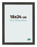 Photo Frame 18x24cm Anthracite MDF Bologna Front Size | Yourdecoration.com