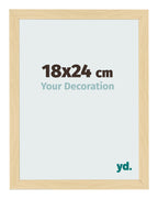 Photo Frame 18x24cm Beech Design MDF Bologna Front Size | Yourdecoration.com