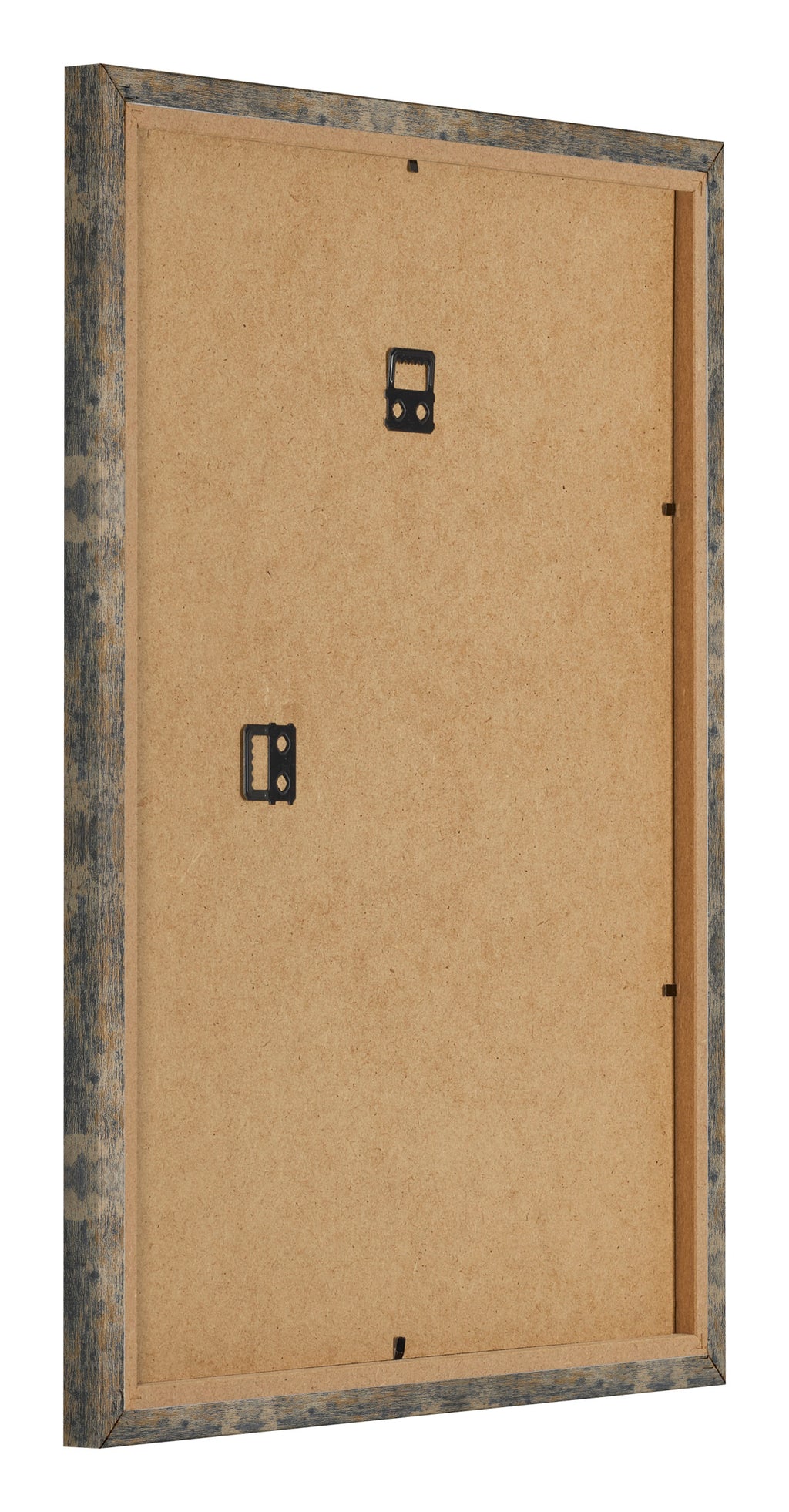 Photo Frame 18x24cm Blue Gold Melange MDF Bologna Back Oblique | Yourdecoration.com