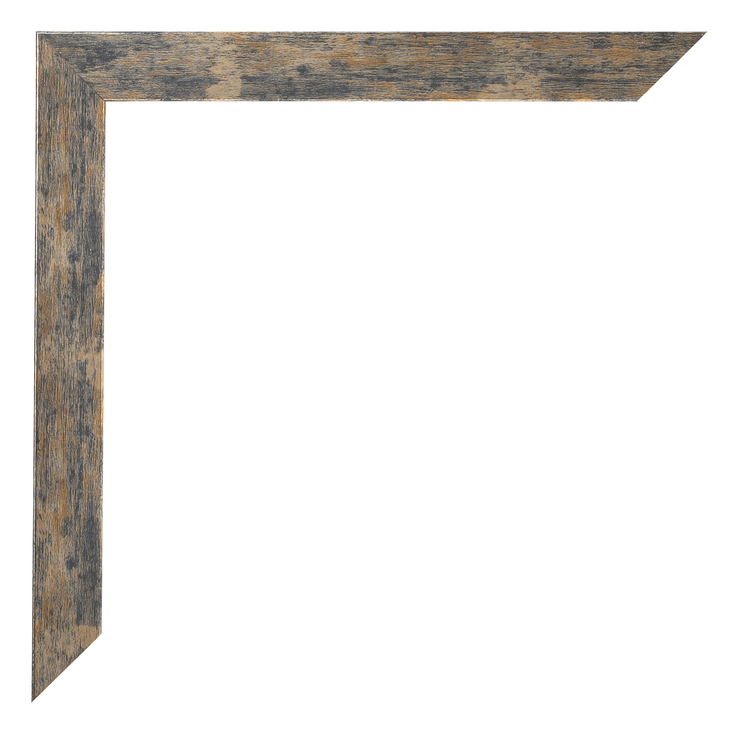 Photo Frame 18x24cm Blue Gold Melange MDF Bologna Detail Corner | Yourdecoration.com