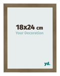 Photo Frame 18x24cm Bronze Design MDF Bologna Front Size | Yourdecoration.com