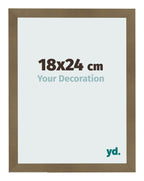 Photo Frame 18x24cm Bronze Design MDF Bologna Front Size | Yourdecoration.com