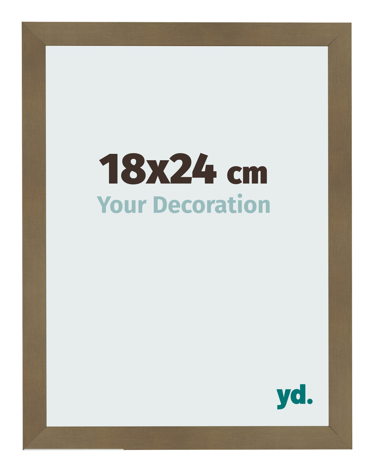 Photo Frame 18x24cm Bronze Design MDF Bologna Front Size | Yourdecoration.com